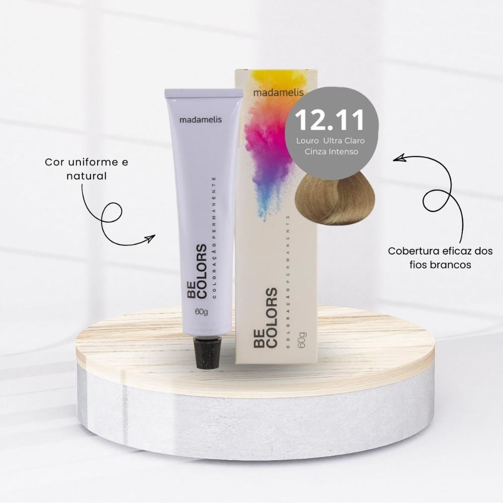 Coloração Madamelis Be Colors Louro Claro 8.0 60 g Louro Claro 8.0 2