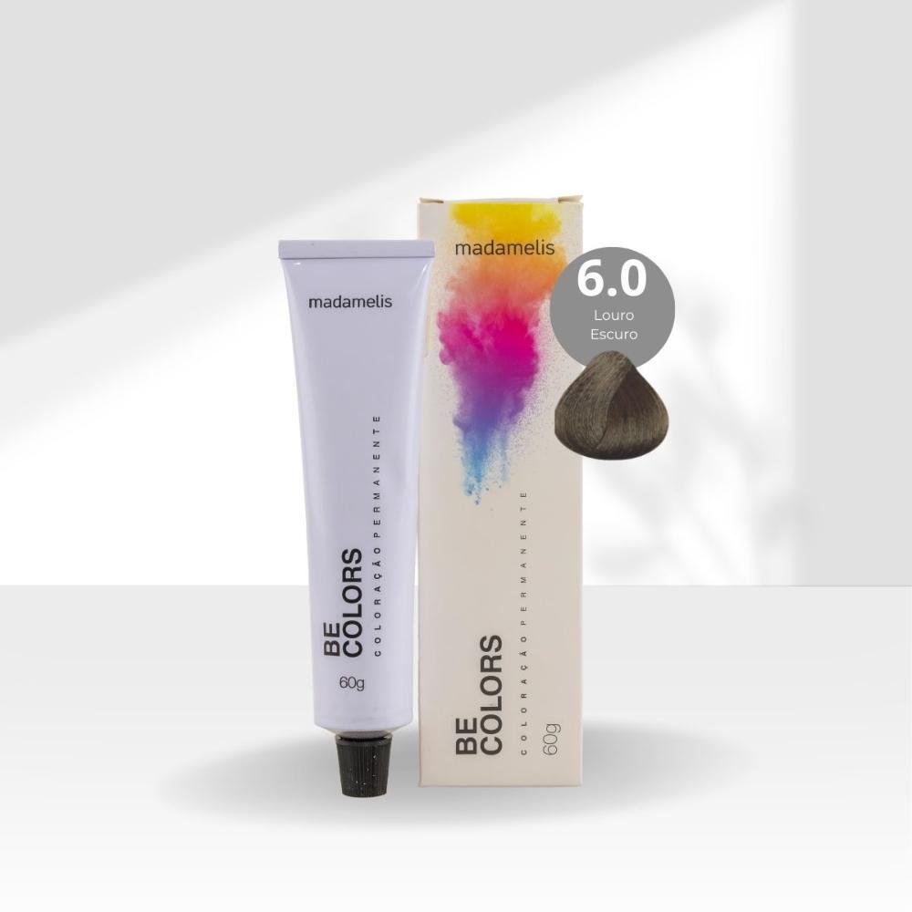 Coloração Madamelis Be Colors Louro Escuro 6.0 60 g Louro Escuro 6.0 3