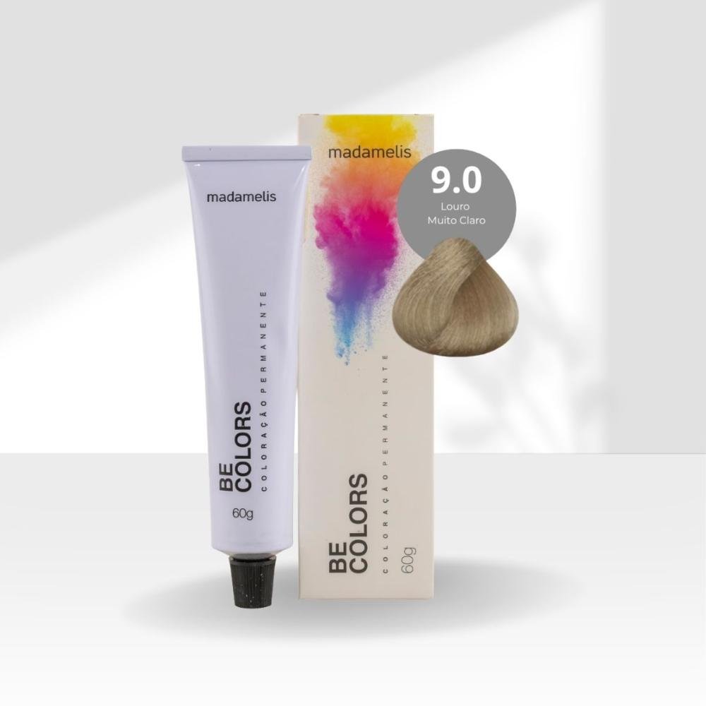 Coloração Madamelis Be Colors Louro Muito Claro 9.0 60 g Louro Muito Claro 9.0 3