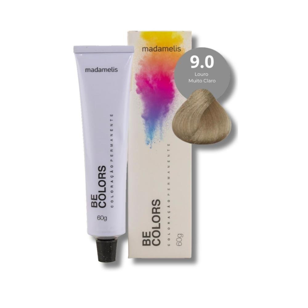 Coloração Madamelis Be Colors Louro Muito Claro 9.0 60 g Louro Muito Claro 9.0 4