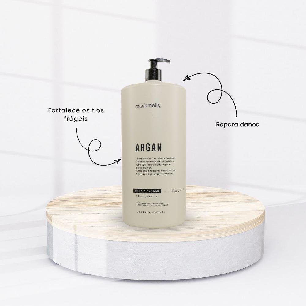 Condicionador Madamelis Argan Hidratação Intensa 2.5 L 2,5L 2