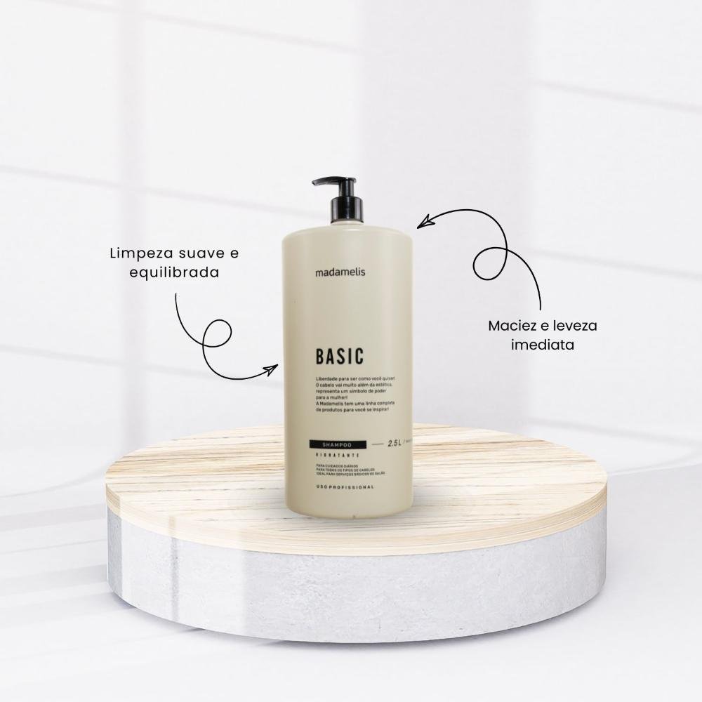 Shampoo Madamelis Basic Uso Diario 2.5 L 2,5L 2