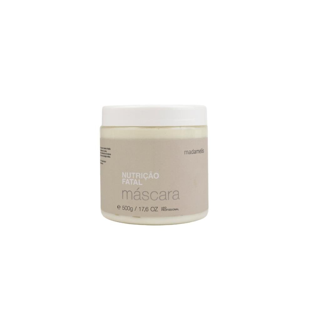 Máscara Madamelis Máscara de Nutrição Fatal Brilho & Anti-Frizz 500 g