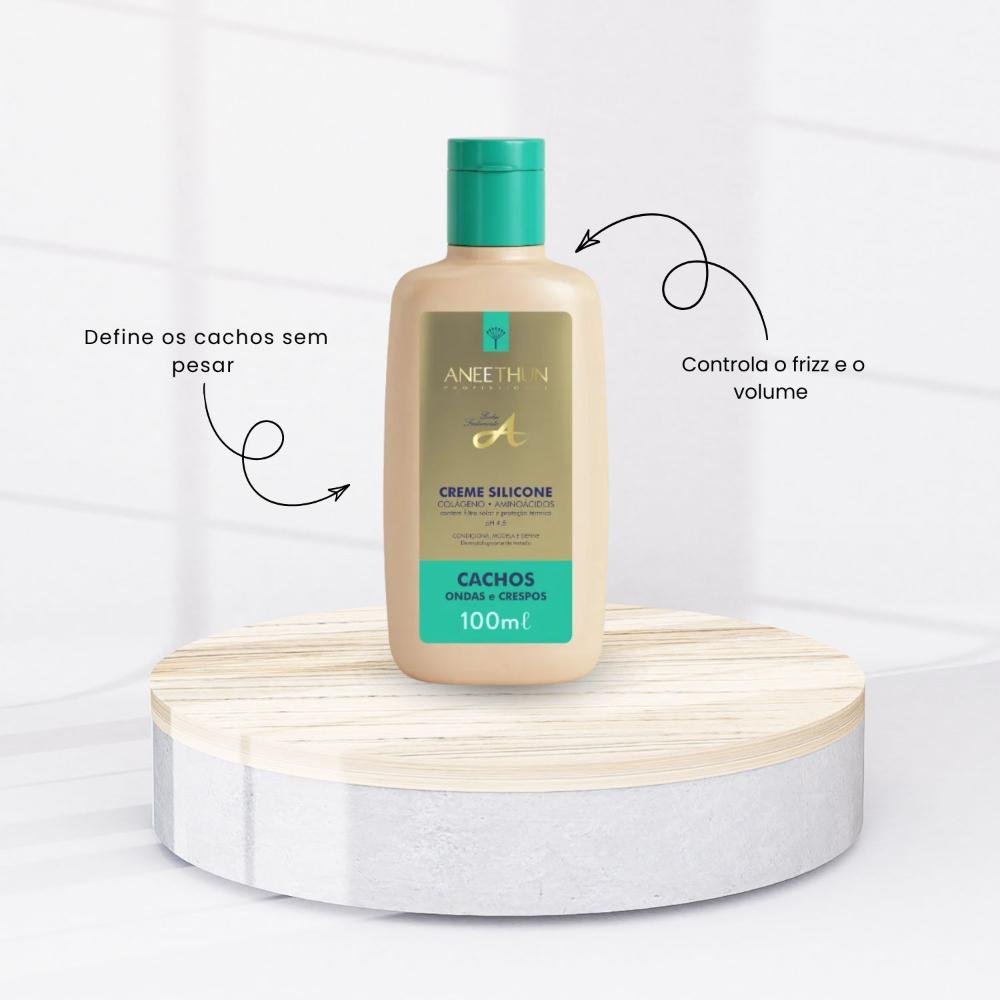Creme de Silicone Aneethun Cachos Definidos 100 ml 100ml 2