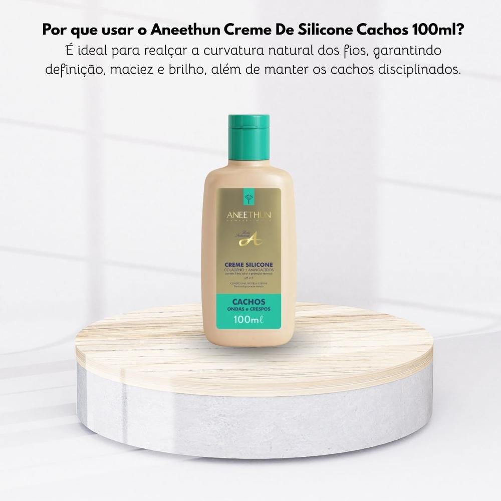 Creme de Silicone Aneethun Cachos Definidos 100 ml 100ml 5