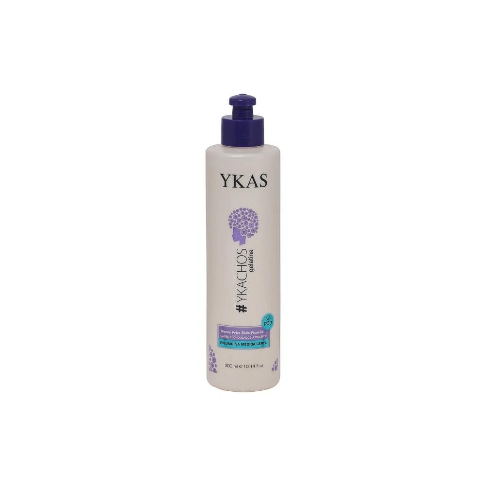 Ykas Ykachos Gelatina Modeladora de Cachos 300 ml para Cabelo Cacheado