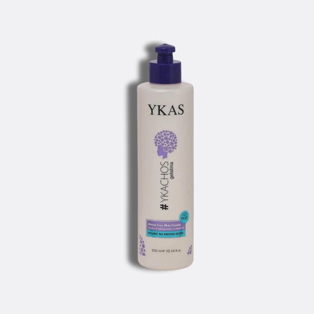 Ykas Ykachos Gelatina Modeladora de Cachos 300 ml para Cabelo Cacheado 300ml 4