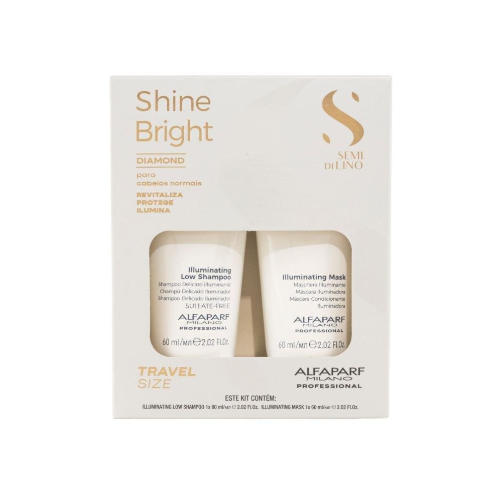 Kit Alfaparf Semi Di Lino Shine Bright Diamonds 120 ml