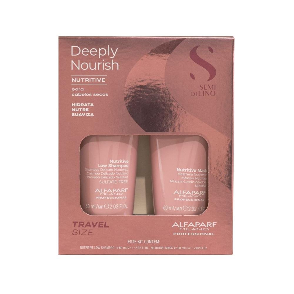 Kit Alfaparf Milano Deeply Nourish Nutrição Profunda 120 ml