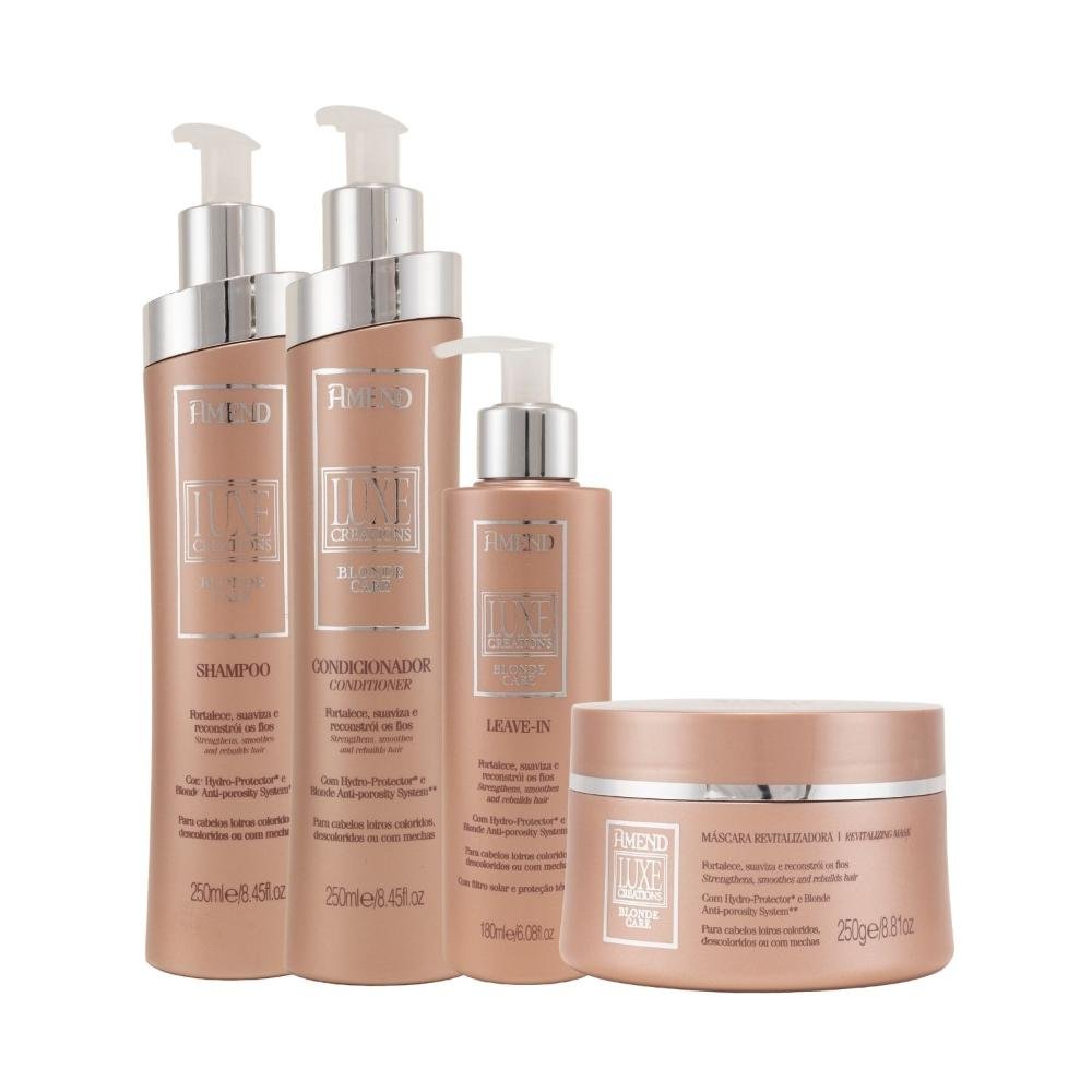 Kit Amend Luxe Creations Blonde Care (4 produtos)