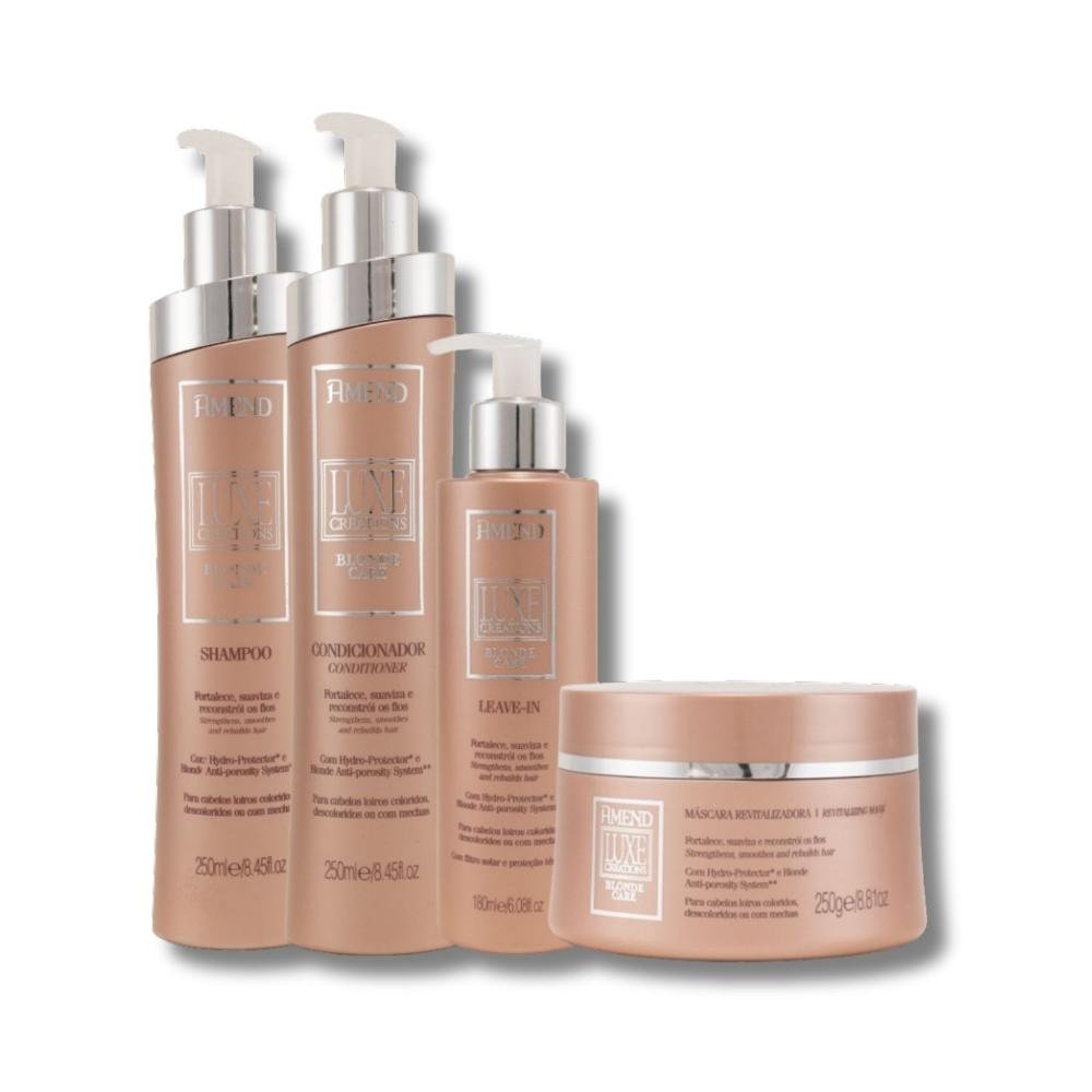 Kit Amend Luxe Creations Blonde Care (4 produtos) ÚNICO 7