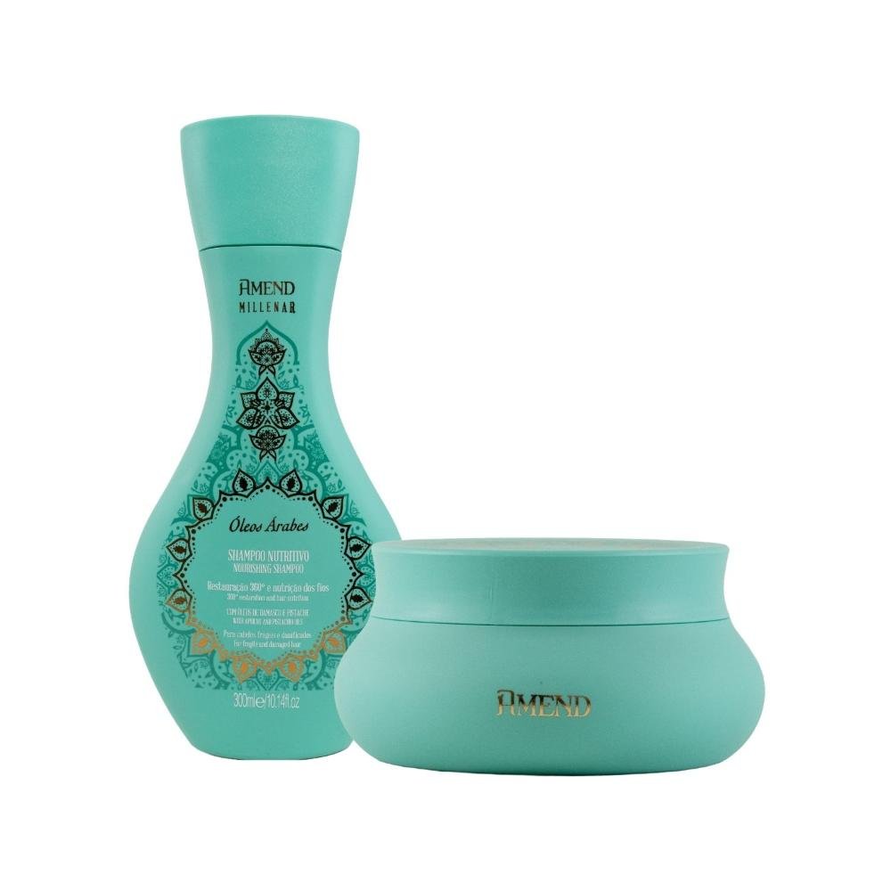Kit Amend Oleos Arabes Hidratação Shampoo Mascara 300 ml