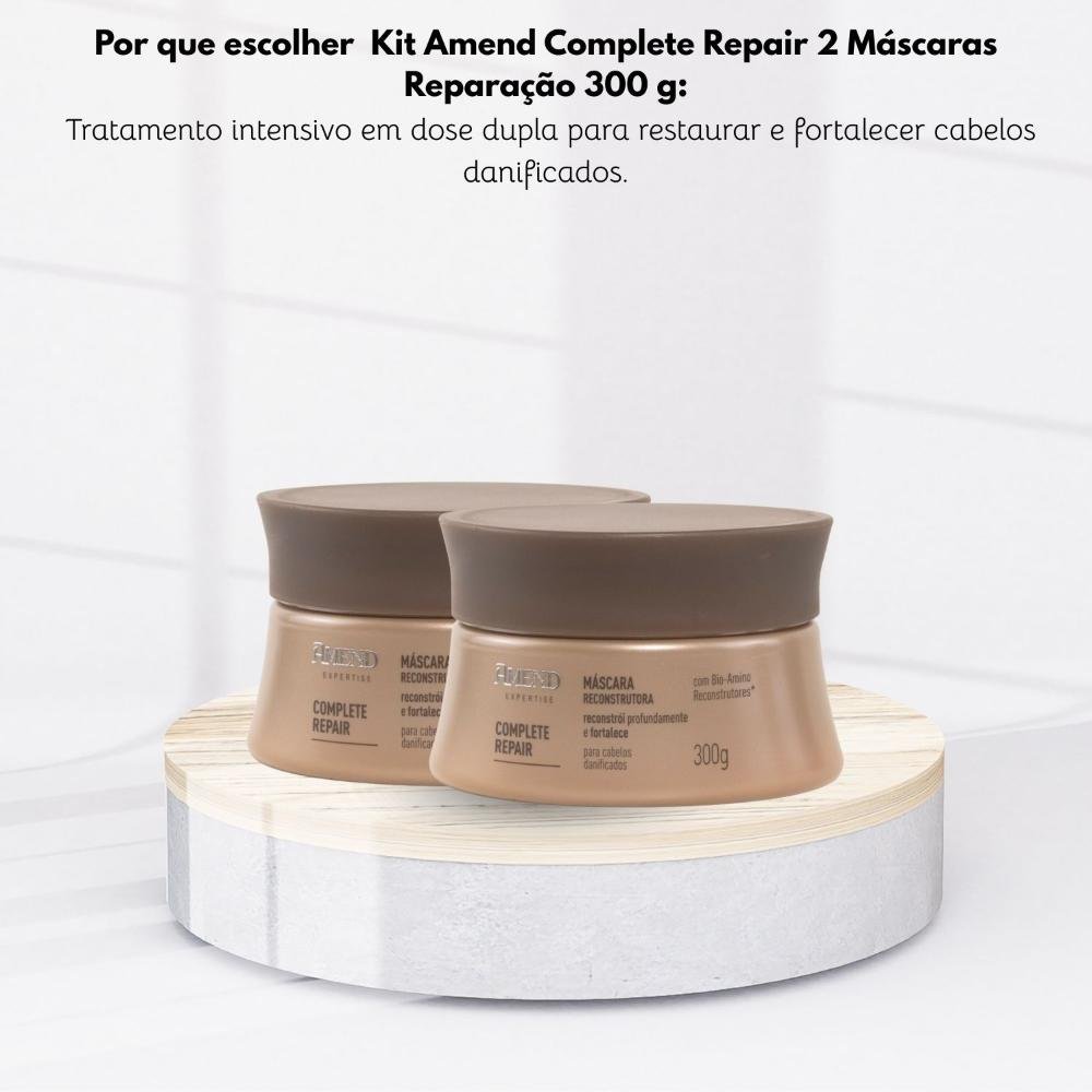 Kit Amend Complete Repair 2 Mascaras 300 g ÚNICO 5