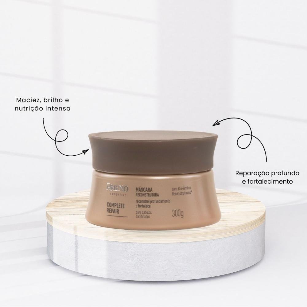 Kit Amend Complete Repair Shampoo Mascara Leave-in ÚNICO 3