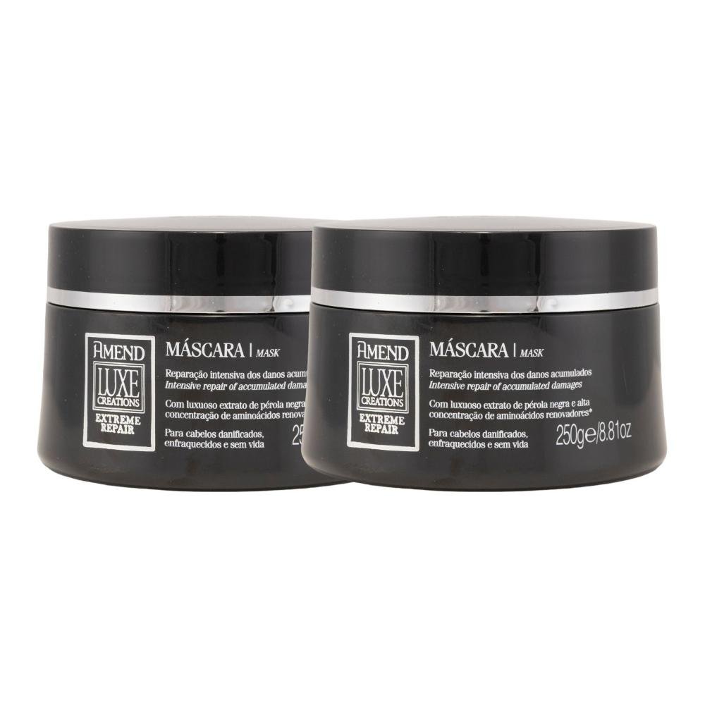 Kit Amend Luxe Creations Hidratação 2 Mascaras 250 g