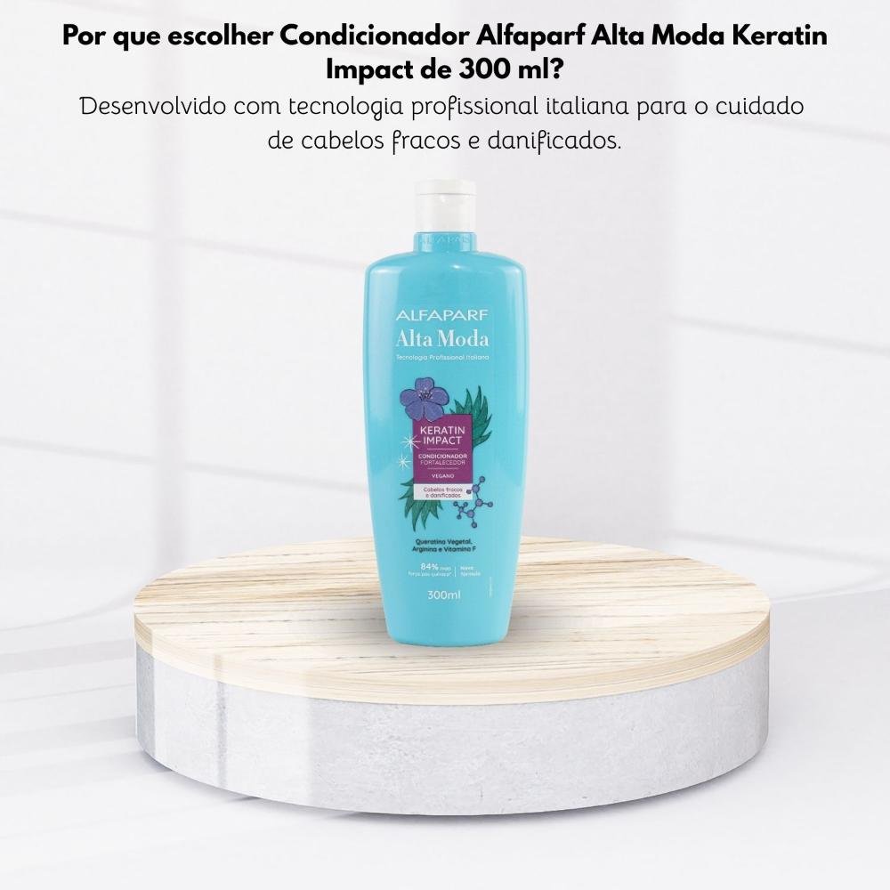 Condicionador Alfaparf Alta Moda Keratin Reconstrução 300ml 300ml 5