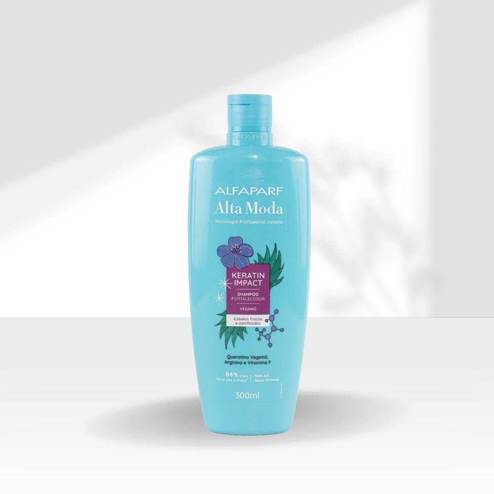 Shampoo Alfaparf Alta Moda Keratin Impact Reconstrução 300ml 300ml 3