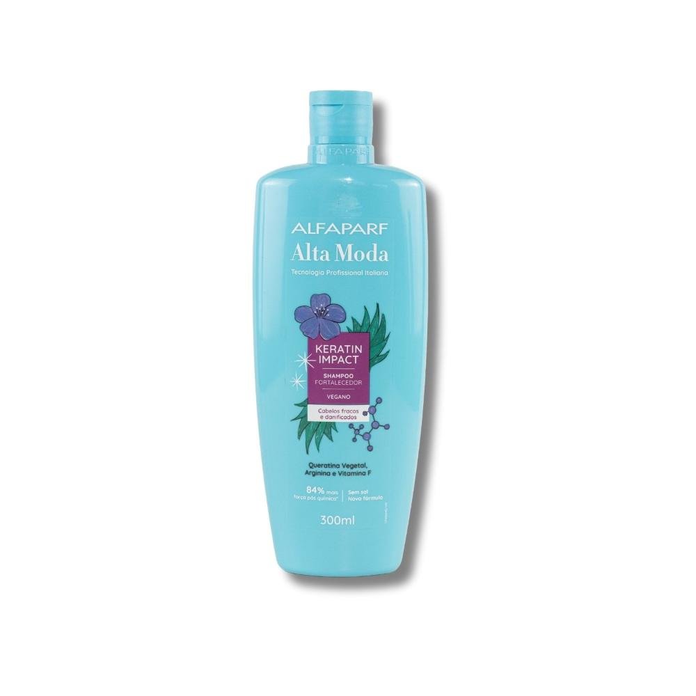 Shampoo Alfaparf Alta Moda Keratin Impact Reconstrução 300ml 300ml 4