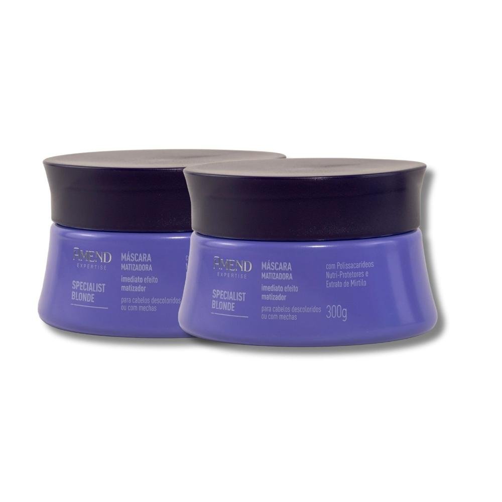 Kit Amend Specialist Blonde Matização 2 Mascaras 300 g ÚNICO 4