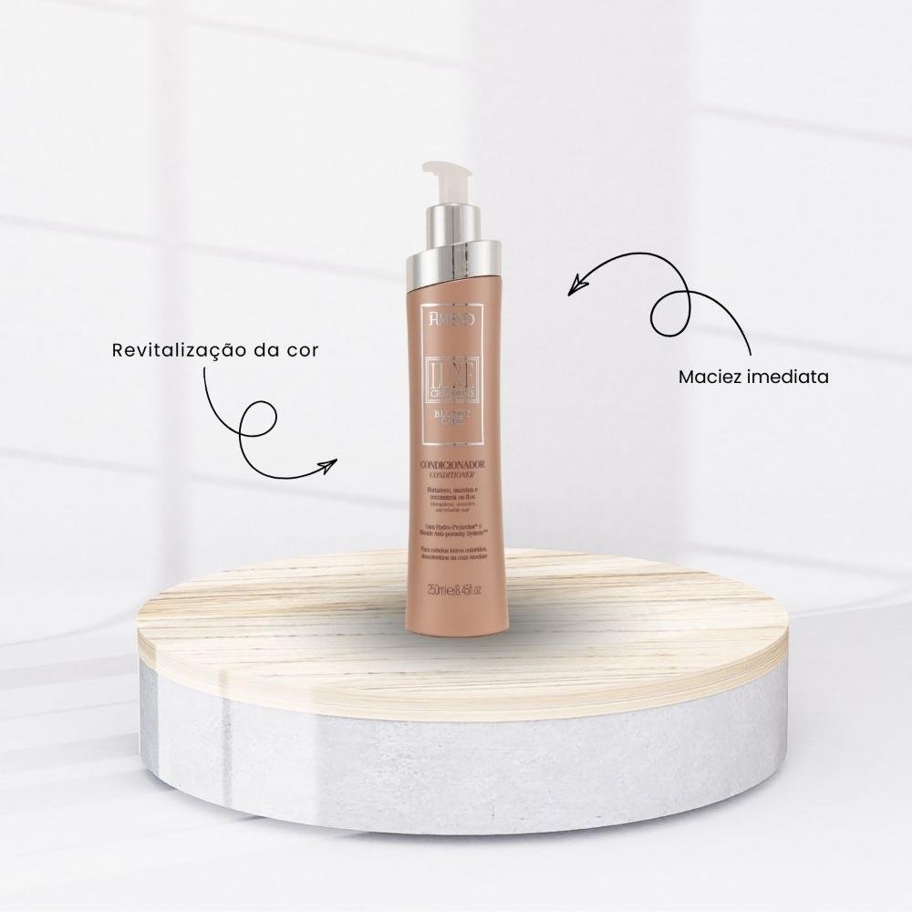 Kit Amend Luxe Creations Blonde Care Shampoo Condicionador ÚNICO 3