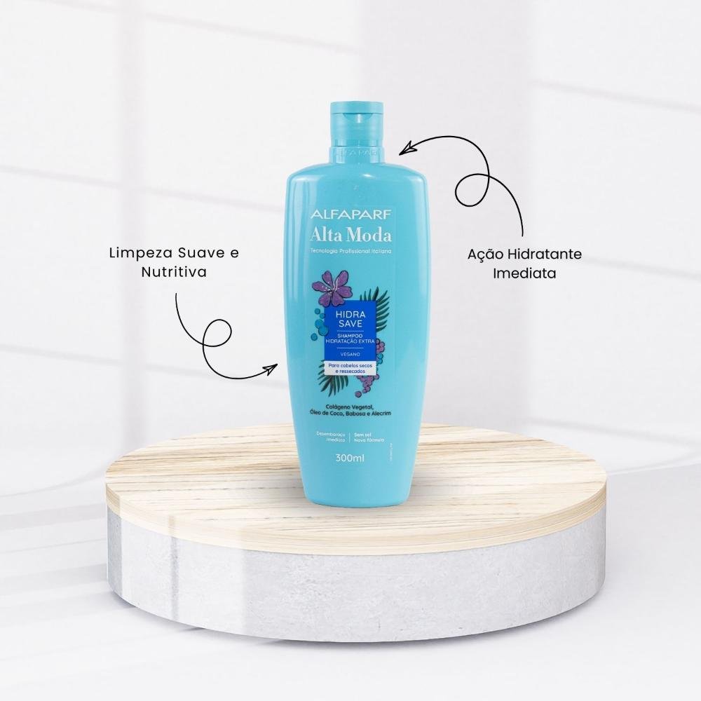 Shampoo Alta Moda Hidra Save Hidratação Profunda 300 ml 300ml 2