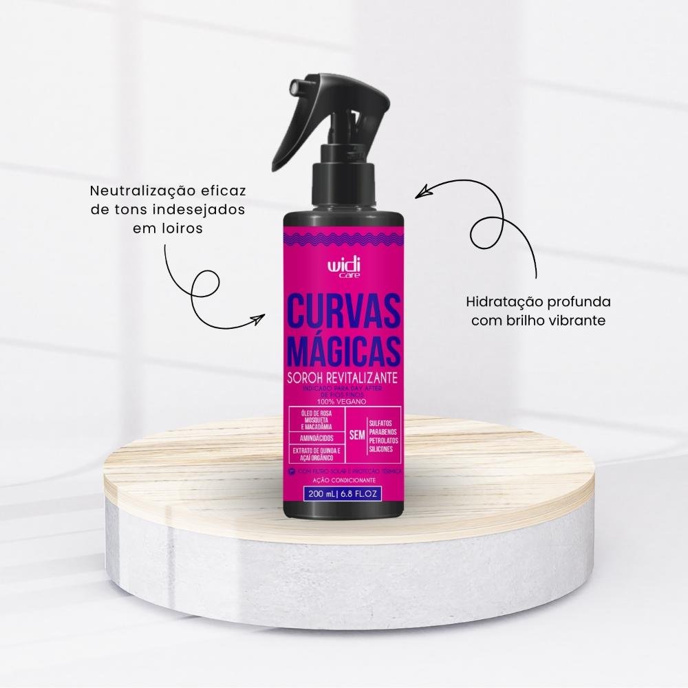Kit Shampoo Condicionador e Sérum Revitalizante Widi Care Curvas Mágicas ÚNICO 4