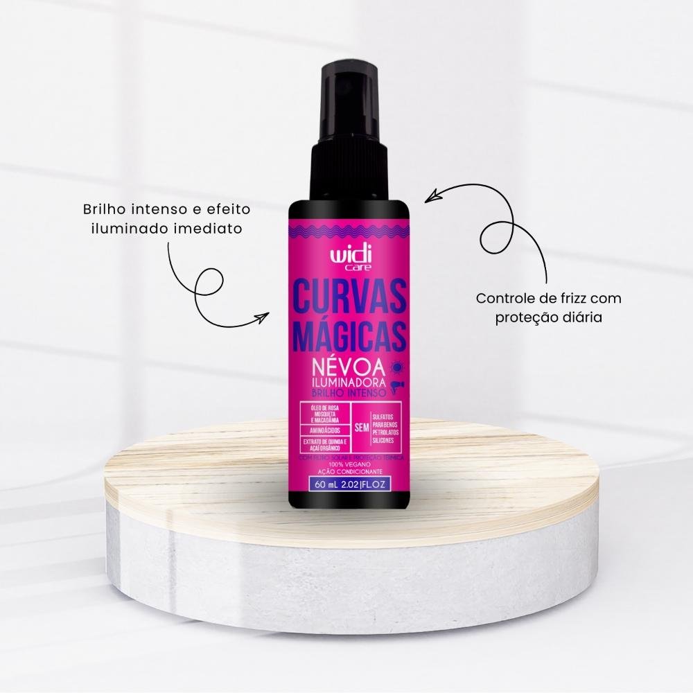 Kit Shampoo Condicionador Máscara e Leave In Widi Care Curvas Mágicas ÚNICO 5