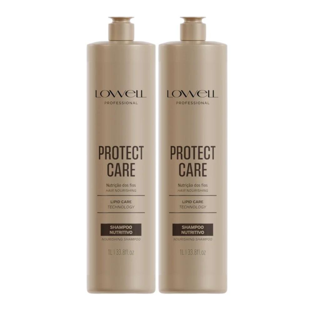 Kit Shampoo Lowell Protect Care Tratamento Diário Salon Duo