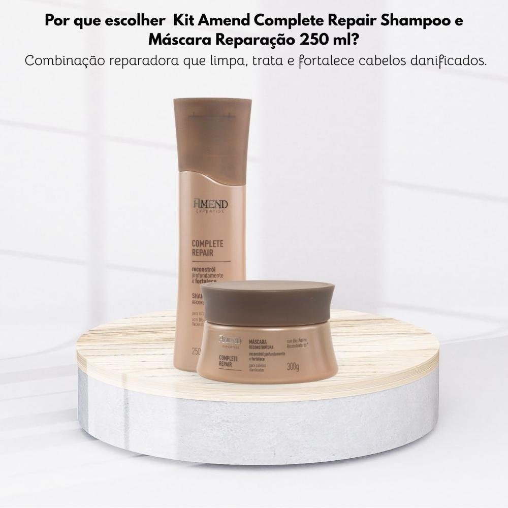 Kit Amend Complete Repair Reparação Shampoo Mascara ÚNICO 5