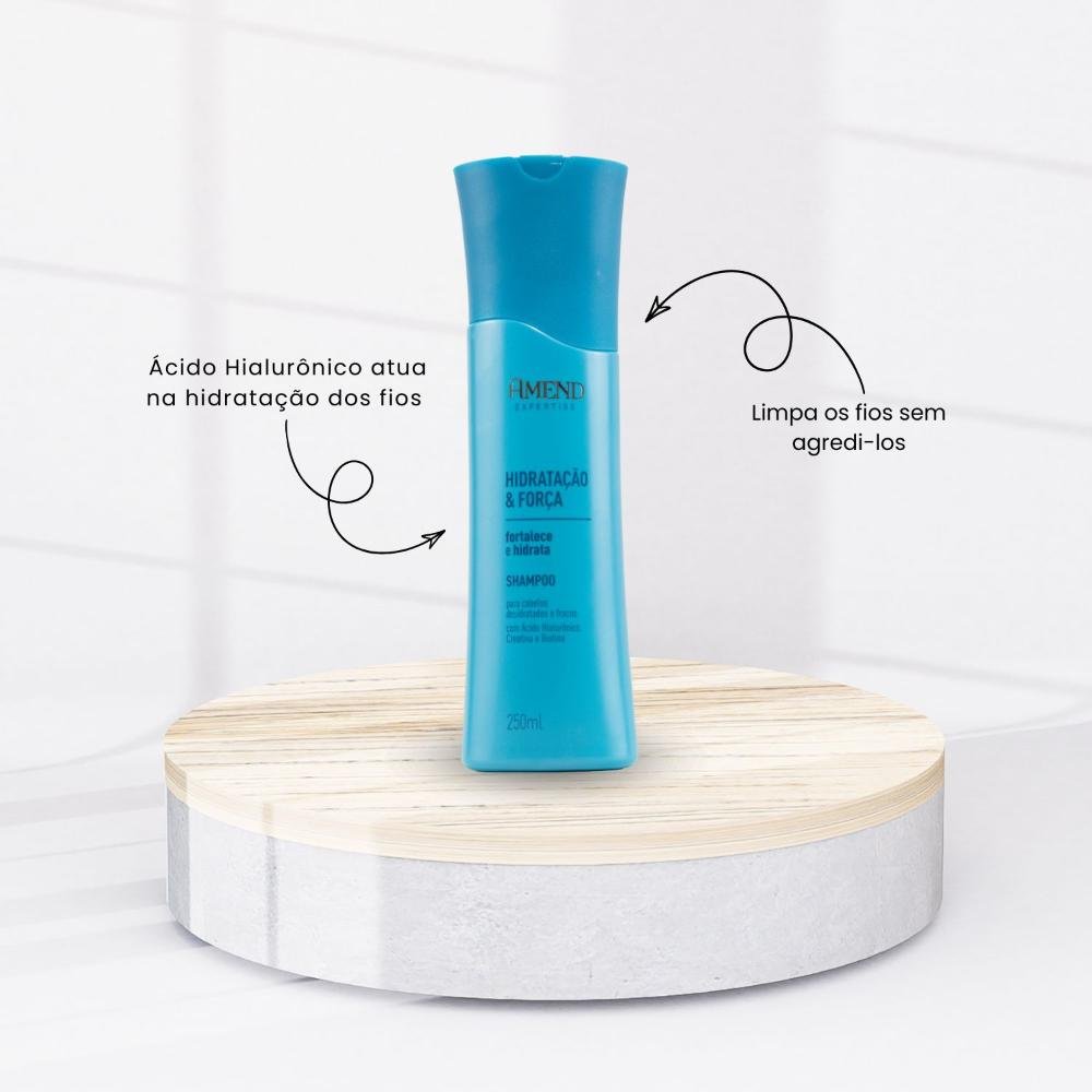 Kit Amend Hidratacao Forca Shampoo Condicionador Mascara ÚNICO 2