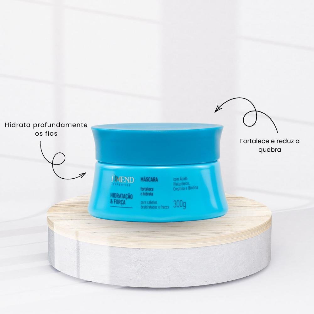 Kit Amend Hidratacao Forca Shampoo Condicionador Mascara ÚNICO 4