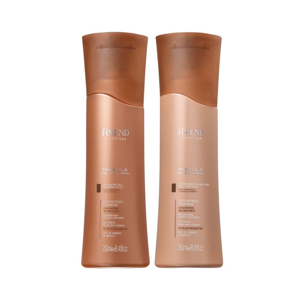 Kit Amend Marula Fabulous Shampoo e Condicionador 250 ml