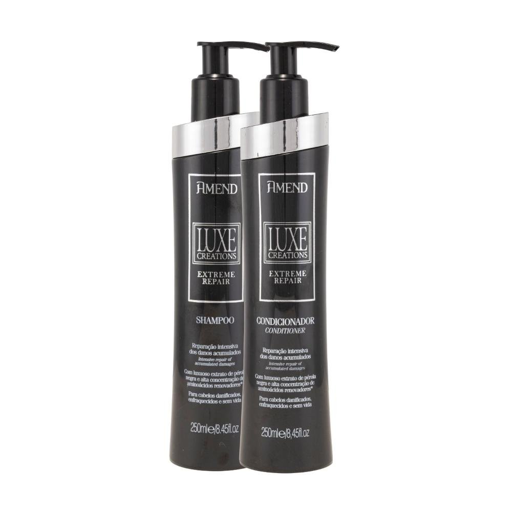 Kit Amend Luxe Creations Hidratação Shampoo Condicionador