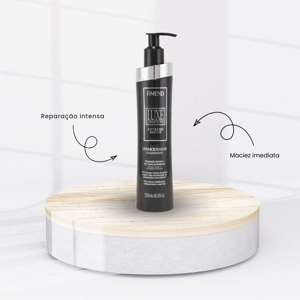 Kit Amend Luxe Creations Hidratação Shampoo Condicionador ÚNICO 3