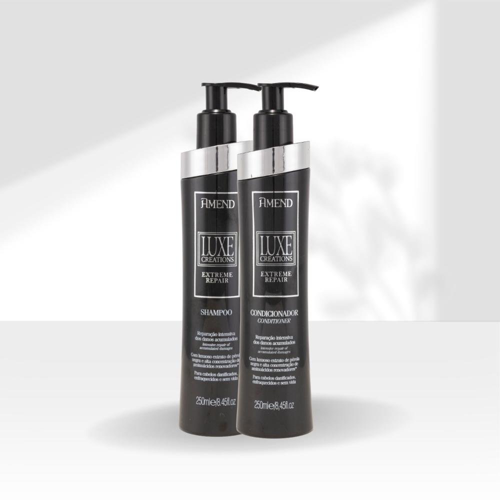 Kit Amend Luxe Creations Hidratação Shampoo Condicionador ÚNICO 4