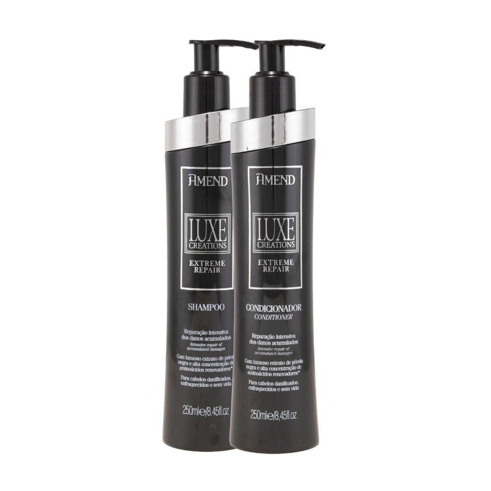 Kit Amend Luxe Creations Hidratação Shampoo Condicionador ÚNICO 5