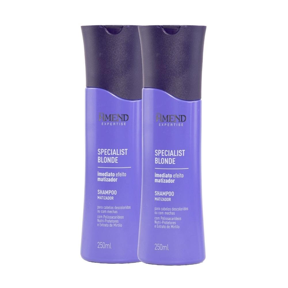 Kit Amend Specialist Blonde Matização 2 Shampoo 250 ml