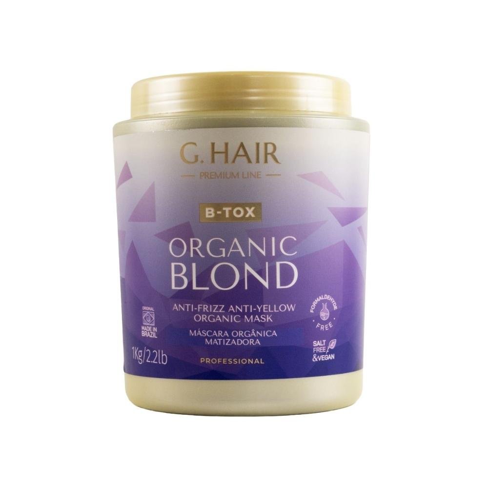 Botox Organic Blond G.hair Matização Cabelos Loiros 1kg