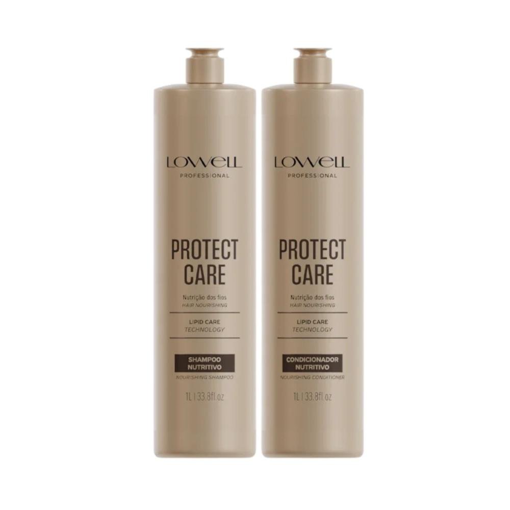 Kit Shampoo Condicionador Lowell Protect Care Salon duo