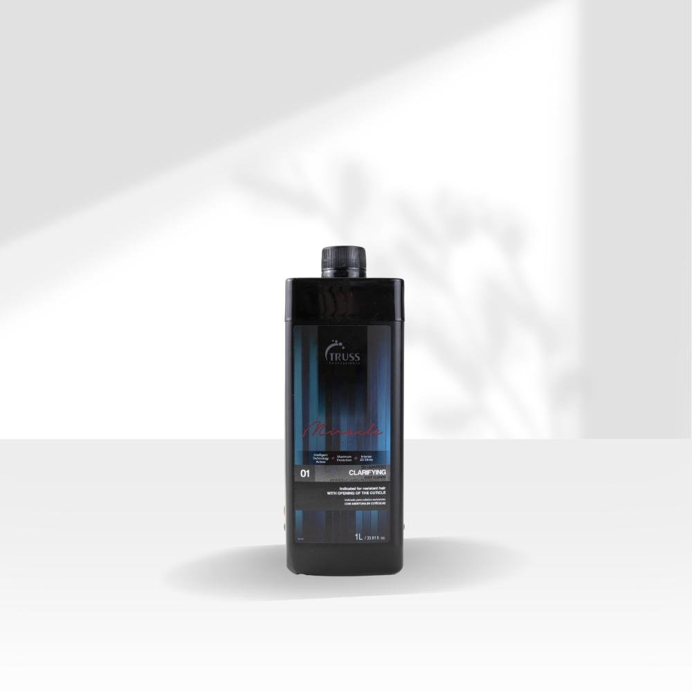 Shampoo Truss Clarifying Deep Cleanse Fios e Cutículas 1 L 1L 3