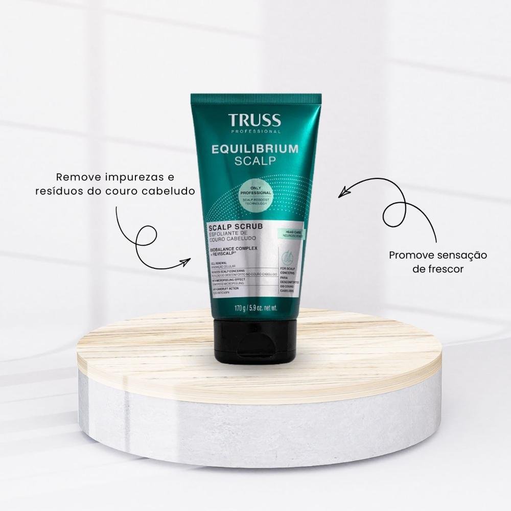 Esfoliante Couro Cabeludo Truss Equilibrium Scalp Oleosidade 170 g ÚNICO 2