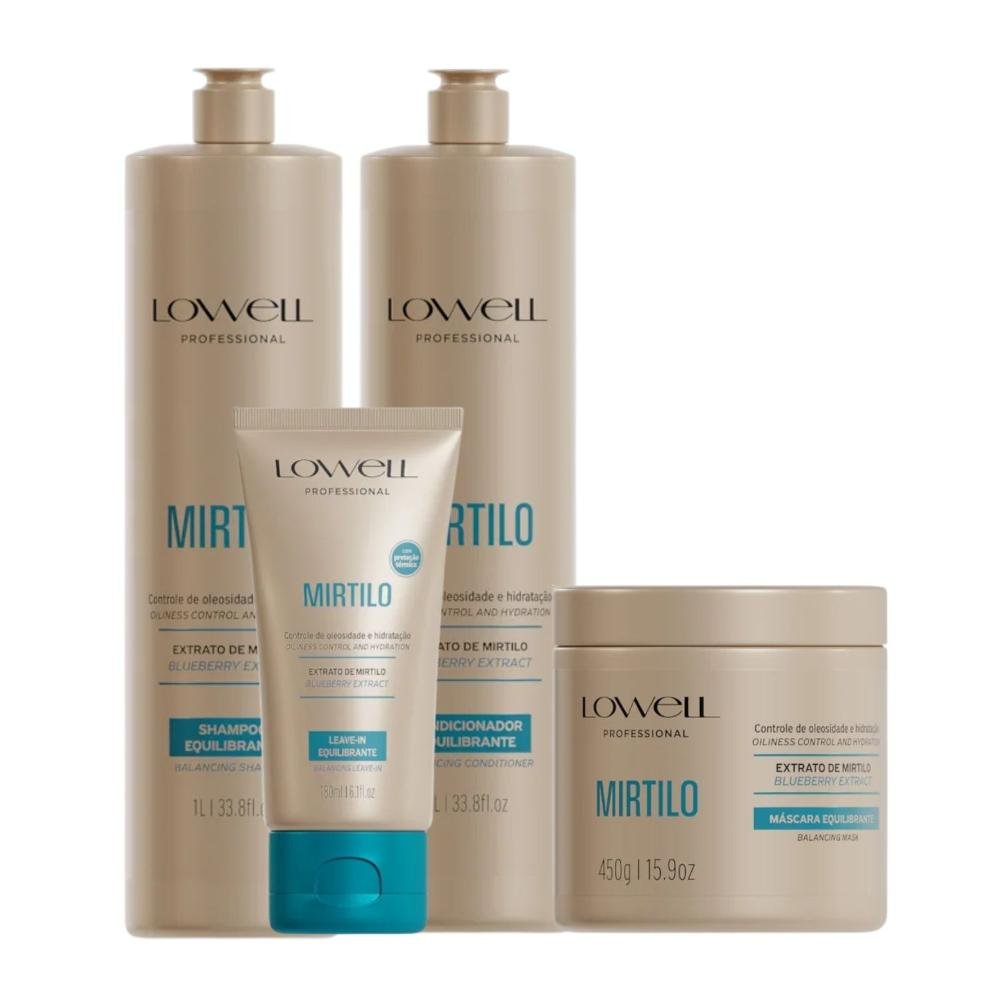 Kit Lowell Mirtilo Equilíbrio (4 Produtos)
