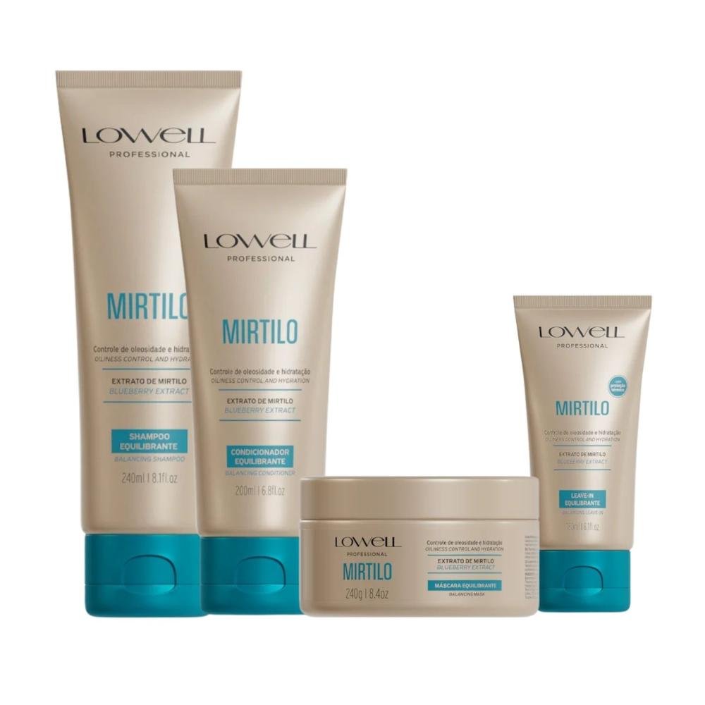Kit Lowell Mirtilo Equilíbrio Home Care ( 4 Produtos)