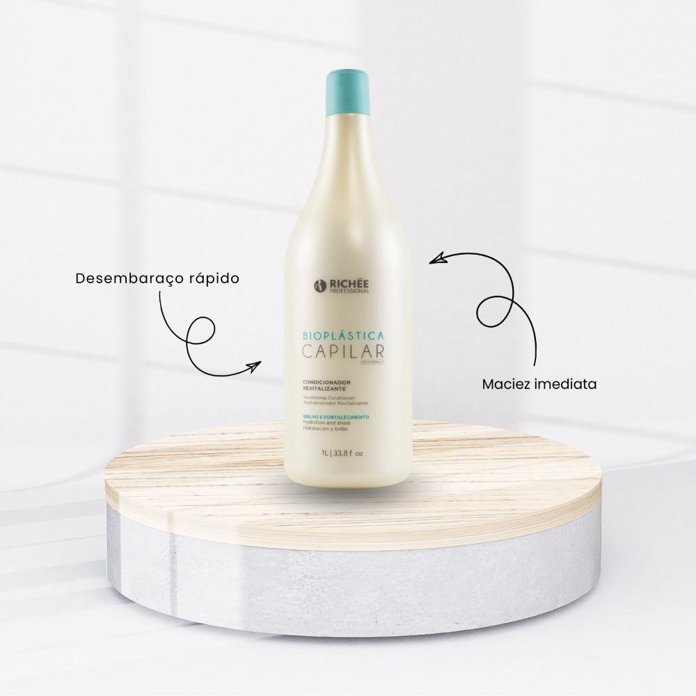 Condicionador Revitalizante Richée Bioplástica 1000 ml 1L 2