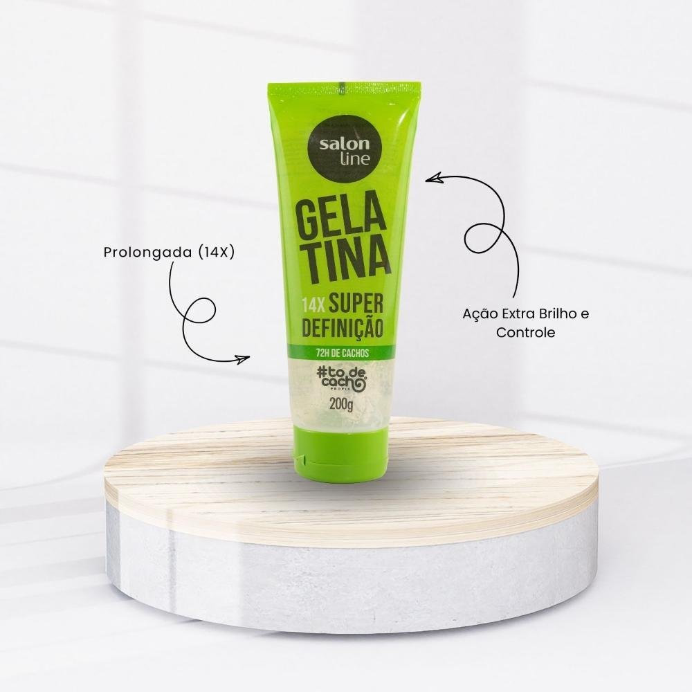 Gelatina Capilar Salon Line Super Definição Cachos 14X 200ml 200ml 2