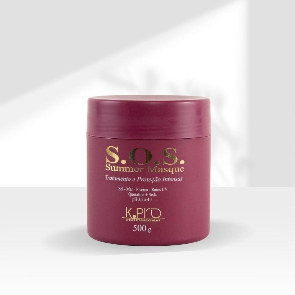 Máscara K Pro S O S Summer Hidratação Pós Sol 500 g 500g 3
