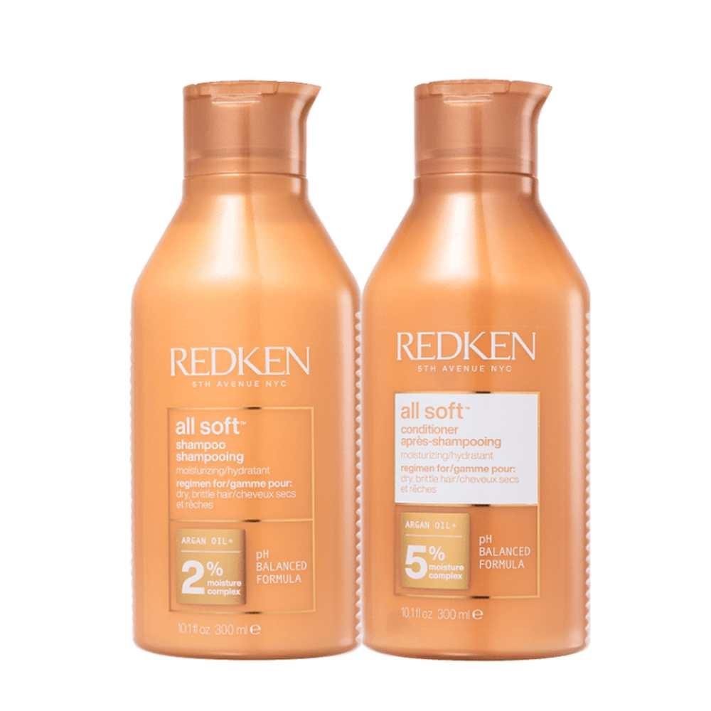 Kit Redken All Soft Shampoo 300 ml + Condicionador 300 ml ÚNICO 7