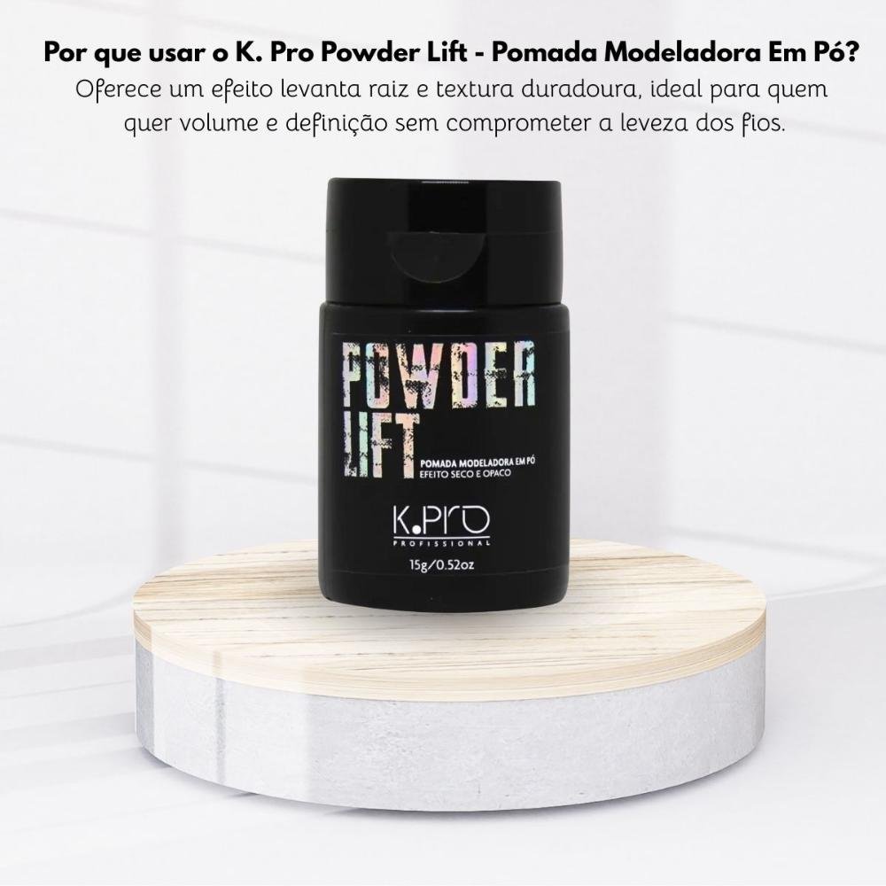 Pomada Modeladora em Po Kpro Powder Lift Volume Textura 15 g 15g 5