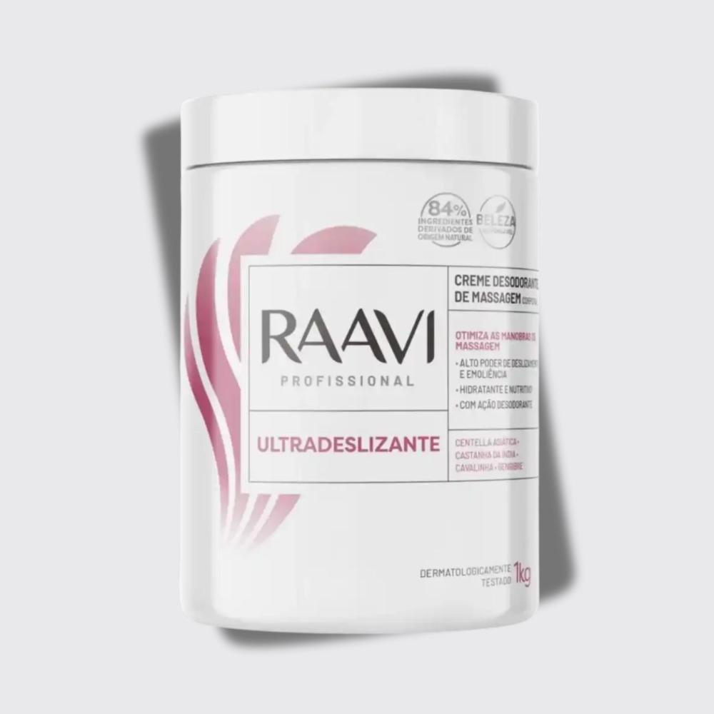 Creme Massagem Raavi Ultradeslizante Desodorante 1 kg 1kg 4