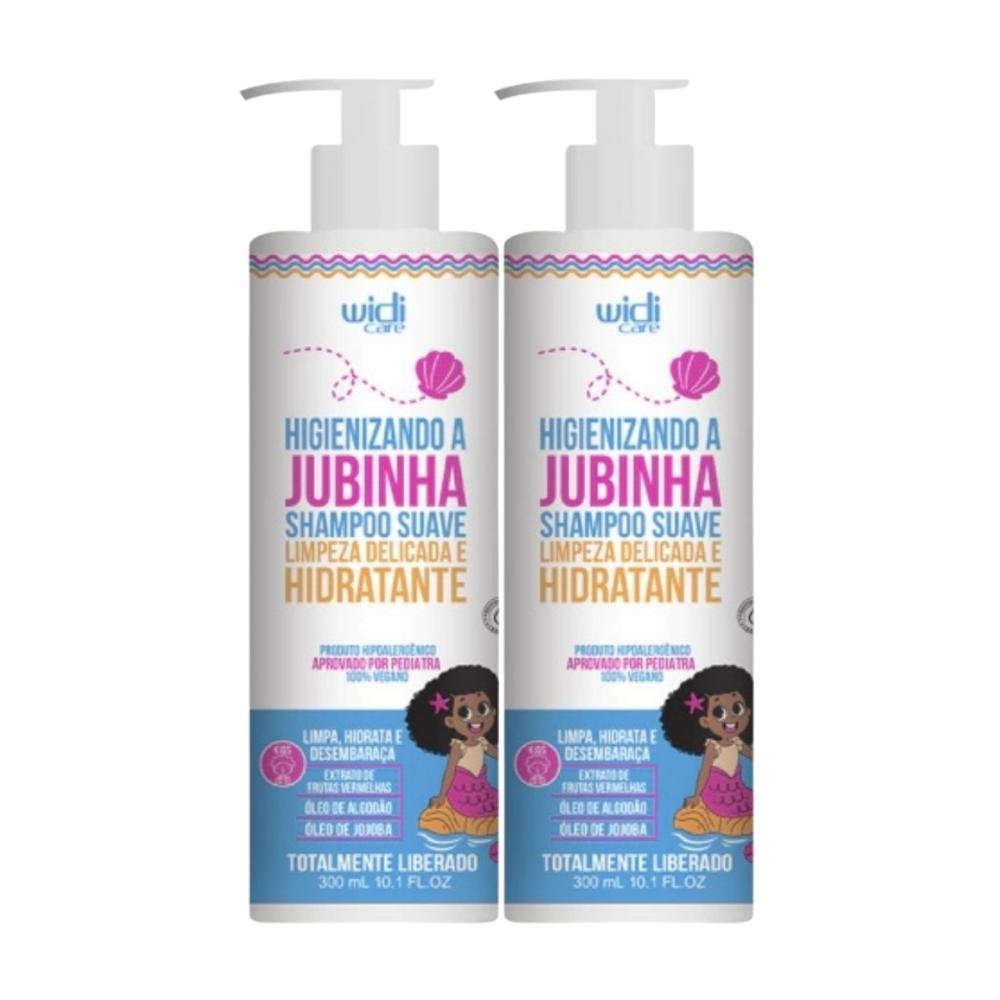 Kit Widi Care Higienizando A Jubinha 2 Shampoo Suave 300 ml